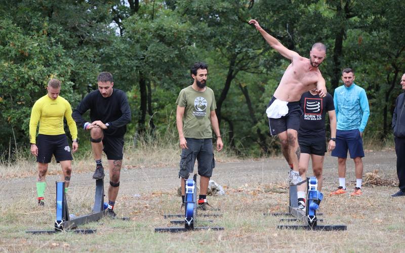 OCR sled push
